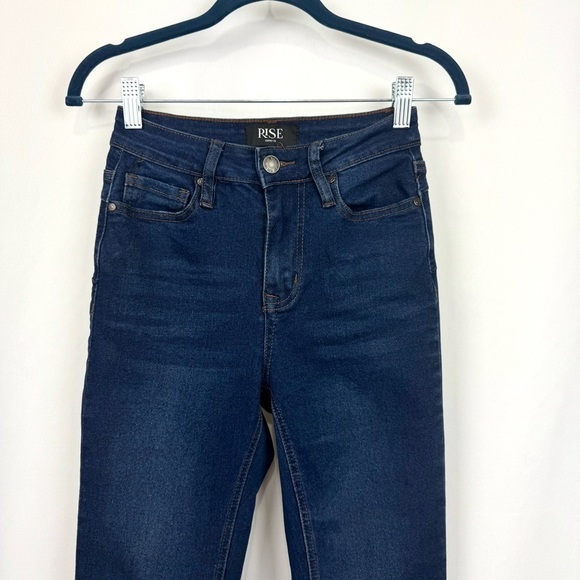 Rise Supply Co Jeans Women’s Sz 3 High Rise Skinny Jeans Dark Wash Blue Denim - Picture 3 of 13